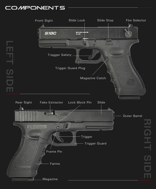 Stark Arms S18C G18C Type · Negro