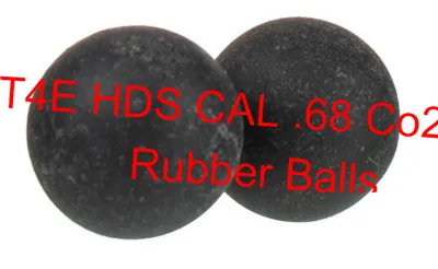 HDS.68 CO2 Rubber Ball Sfere in Gomma 100PCS. By Dragon Fly - Dragonfly Airsoft