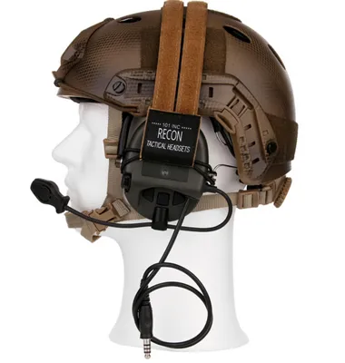 Tactical Helmet & Sordin Headset Conversion Kit By - 101 Inc. Mil&Tact Gear