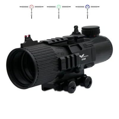 Tactical Scope 5 x 50 ACOG Type Shock - Dust & Fog Proof Ottica Fissa 5x - JS Tactical