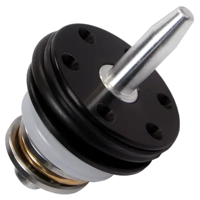 Testa Pistone Air Brake Cuscinettata in POM con Doppio OR e Regolazione Angolo Aggancio Pistone - FPS Airsoft