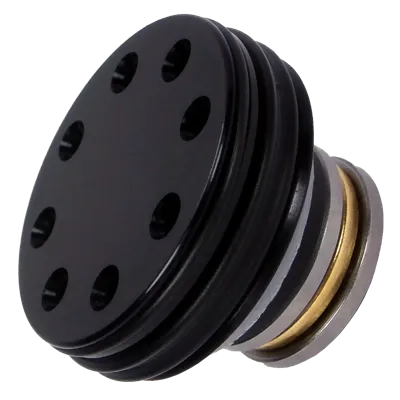Testa Pistone Cuscinettata in Ergal con Doppio OR Alleggerita - FPS Airsoft