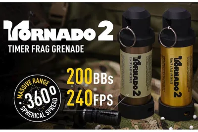 Tornado 2 Timer Frag Grenade - Airsoft Innovations