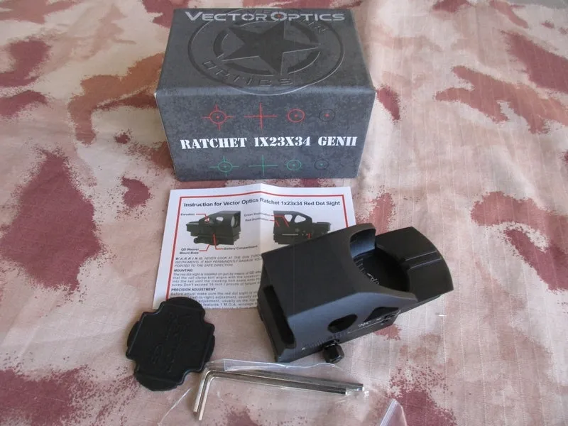 Vector Optics Ratchet 1x23x34 Red Dot Sight