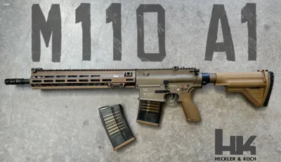 HK Heckler & Koch M110A1 DMR Sniper MOSFET Ral 8000 By - Vega Force Company