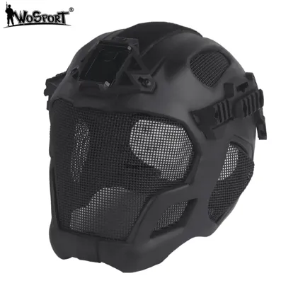 W23 EVA Tactical Helmet Full Protection - NVG Mount & Rails Elmetto Tattico - Wosport