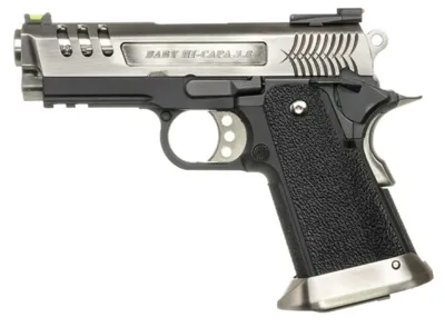 ACP.45 Deinonychus E-Force Gen2 WET-3 Baby Hi-Capa 3.8 Metal Slide - Chrome - WE Airsoft