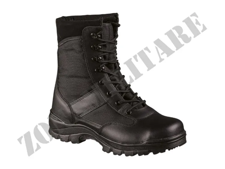 Mil-Tec Anfibi Security in Pelle e Nylon Foderati in Thinsulate
