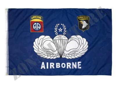 Bandiera Airborne Emblema - Zona Militare