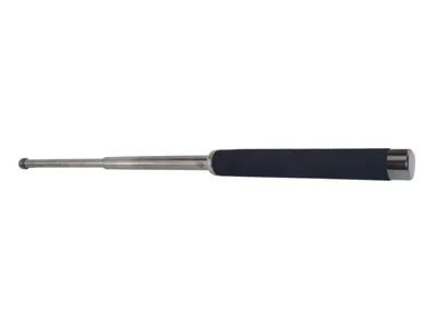 Bastone Telescópico Da 53cm Cromato Scuro con Manico in Spugna - DM Diffusion