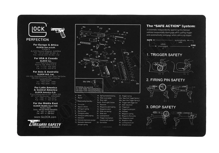 Zona Militare Bench Mat Glock Version · Negro