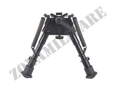 Bipiede Harris Corto 6'' Tac Vector Optics Full Metal - Zona Militare