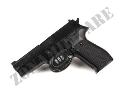Blocco Arma per Ponticello Grilletto con Combinazione - Zona Militare