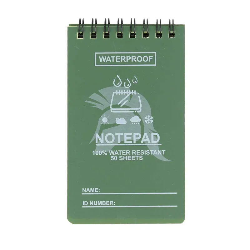 Immortal Warrior Block Notes Impermeabile