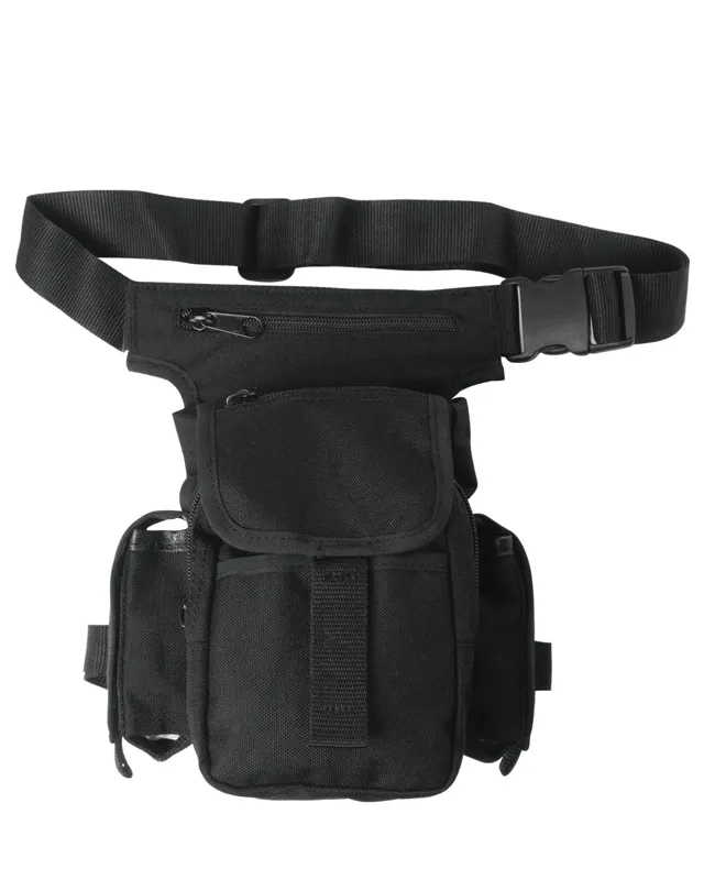 Mil-Tec Borsa Multiuso Cosciale Colore · Negro