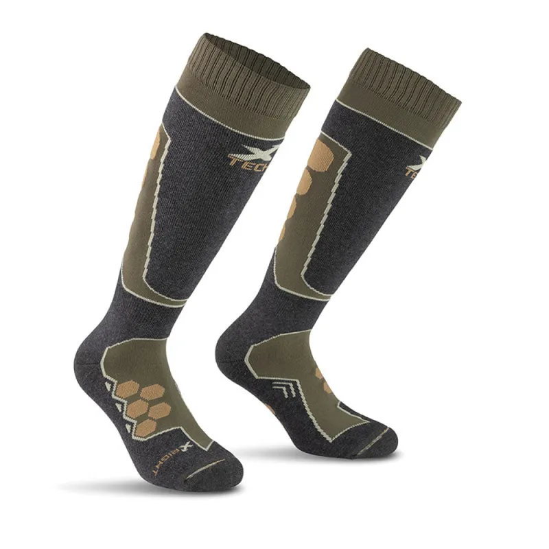 X Tech Calze Tecniche Raptor Verdi