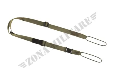 Cinghia Qa Two Point Sling Paracord Clawgear RAL7013 - Zona Militare