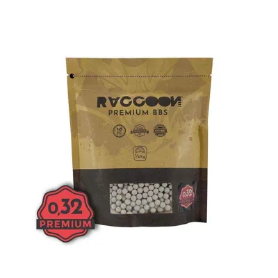 Bolas 0.32g Raccoon Premium Bio 1/2 kg - Raccoon Premium BBs