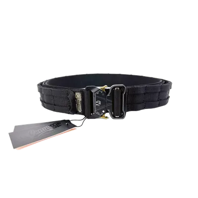 Cintura Double Belt con Clip Cobra Metallica - CONQUER