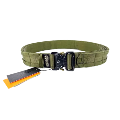 Cintura Double Belt con Clip Cobra Metallica - CONQUER