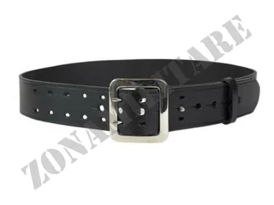 Cinturone in Cuoio a Tre Fori con Fibbia - Vega Holster