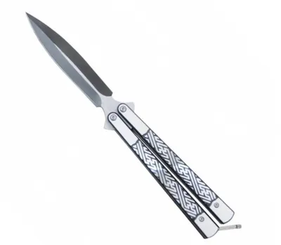 Coltello Butterfly Balisong Satinato - DM Diffusion