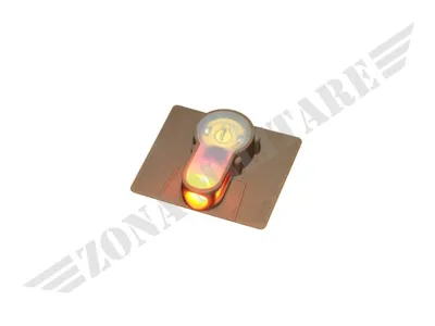 Compact LED Strobe Marker with Velcro Hooks Light - Zona Militare