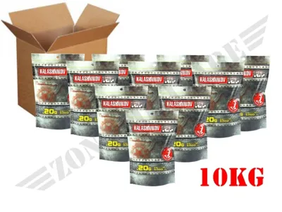 Confezione Da 10kg Di Pallini Kalashnikov Da 0,20g - Zona Militare