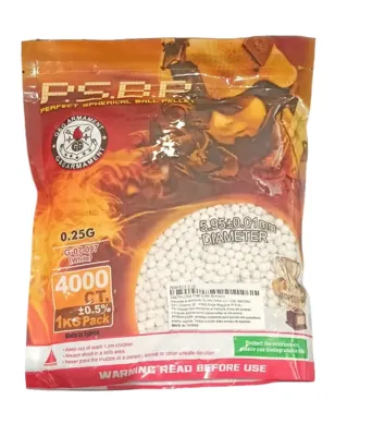 Confezione Da 4000 Pallini 0,25g Perfect Bianchi - G&G Armament