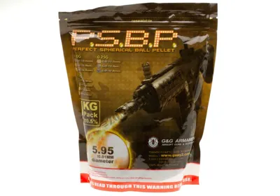 Confezione Da 4000 Pallini 0,25g Perfect Marroni - G&G Armament