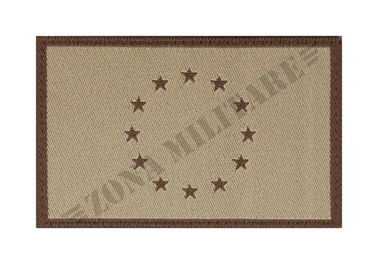 Zona Militare EU Flag Patch Clawgear · Tan / FDE