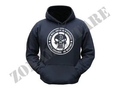 Felpa God Will Judge Hoodie - Zona Militare