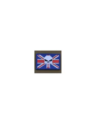 Goma PVC Bandera UK Punisher
