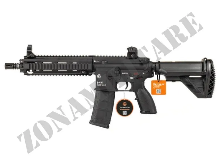 Zona Militare Evolution E-416 CQB Ets Version · Negro