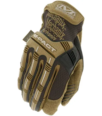 Guanti Antiurto M-Pact e Marrone - MECHANIX