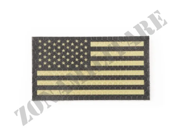 Zona Militare IR Patch USA Flag Left · Tan / FDE