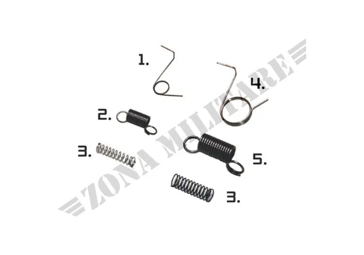 Zona Militare MOLLE per Gearbox Spring Set Element