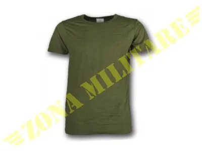 Maglietta Esercito Cotone Mako' Colore NATO - SBB