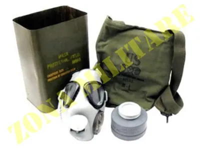 Maschera Antigas Modello M9A1 U.s. Army Completa - Zona Militare