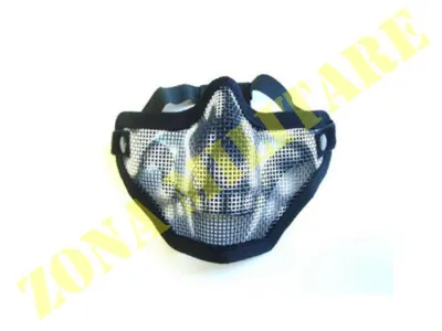 Maschera Js-Tactical A Rete con Teschio - Zona Militare