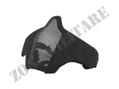 Maschera Protettiva A Rete con Cinghie - Zona Militare