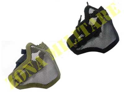 Maschera Protettiva A Rete Metallo Vari Colori - Zona Militare