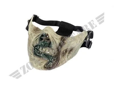 Maschera Protettiva Half Face Zombie - Zona Militare