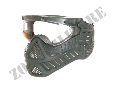 Maschera Protezione con Occhiali con LED - Zona Militare