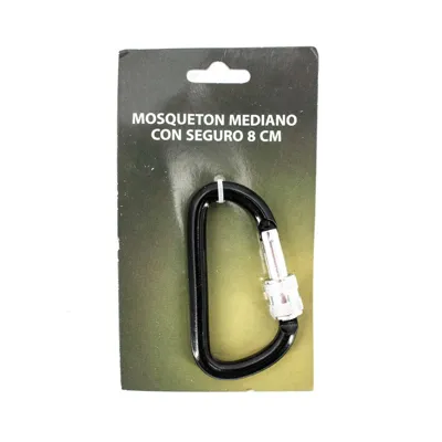 Moschettone in Metallo con Chiusura a Vite - Foraventure