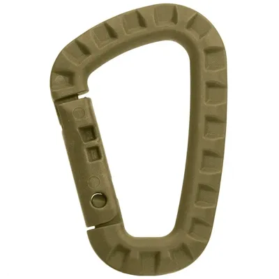 Moschettoni in Polímero Set Da Due 8cm Colorazione - Mil-Tec