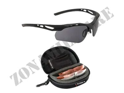 Occhiali Swisseye Glasses Bril Attac con Montatura Tre Lenti - Zona Militare