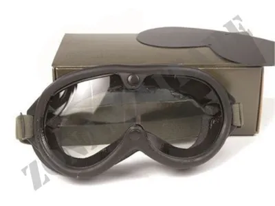 Occhiali US M44 con Lente Intercambiabile Chiara e Scura - Zona Militare