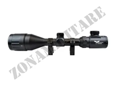 Ottica JS Tactical 2.5-10x50 Eg Retroilluminata con Anelli - Zona Militare