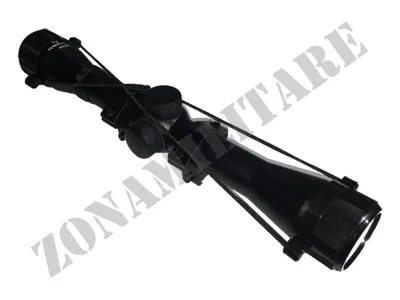 Ottica Norica 4x32 con Anelli per Scovino Da 11mm - Zona Militare